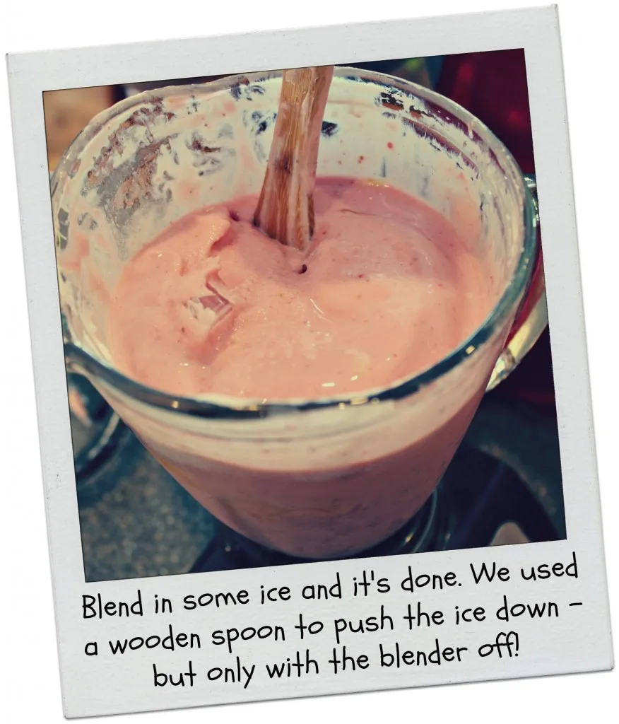 Cooking with kids fruit smoothies 14