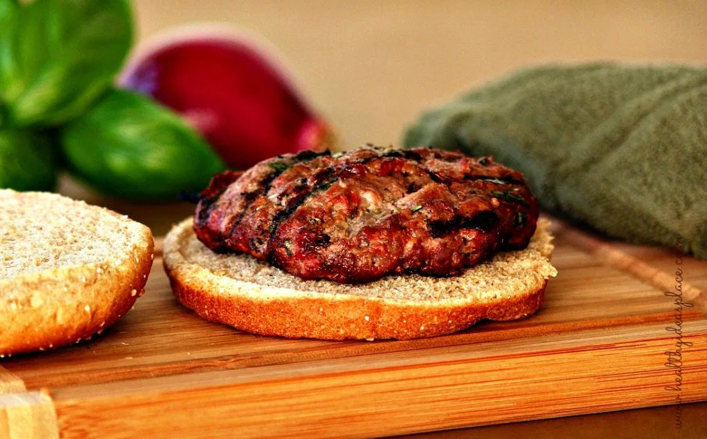 Grilled burger plain