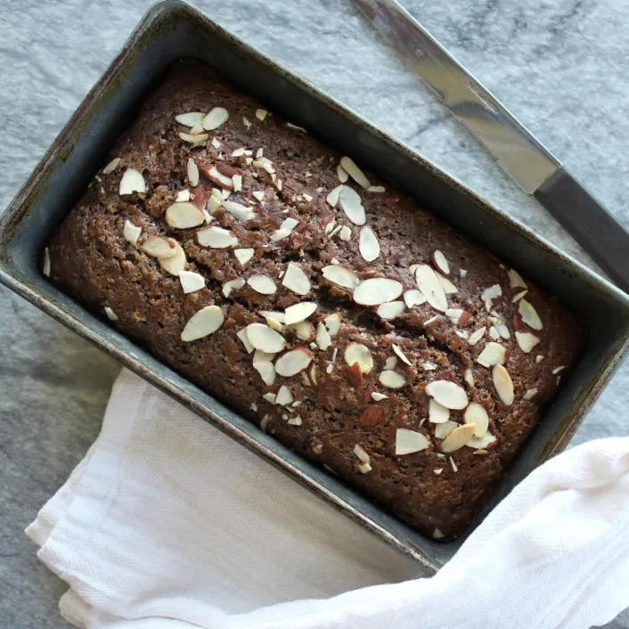Zucchini Bread with Dark Chocolate and Dried Cherries - Zucchini bread takes on the sweet, rich flavors of dark chocolate and dried cherries for a delicious take on an old favorite. | HealthyIdeasPlace.com