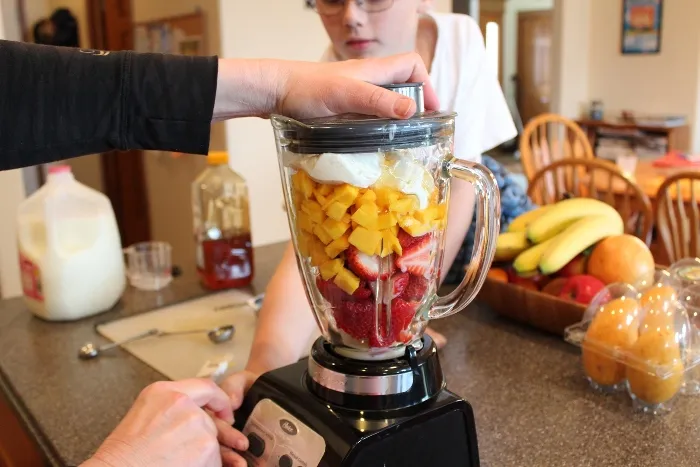 Strawberry - Mango smoothies