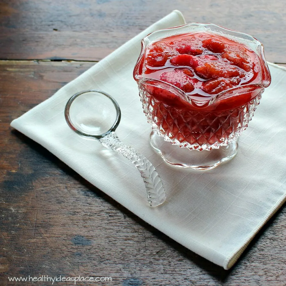 Strawberry Rhubarb Compote