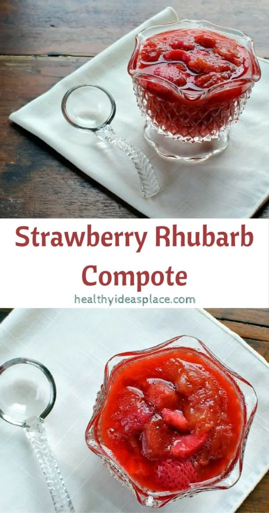 Enjoy the taste of spring and summer with this bright and delightful Strawberry Rhubarb Compote.