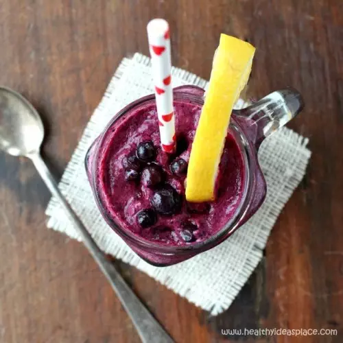 Wild Blueberry Lemonade Smoothie