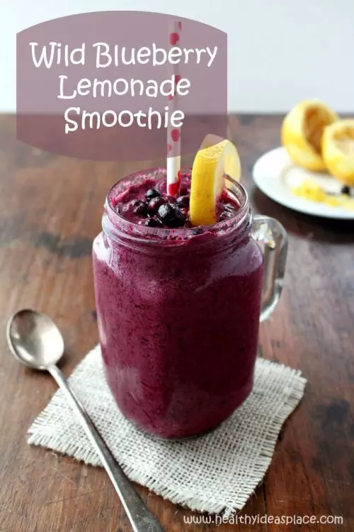 Wild Blueberry Lemonade Smoothie
