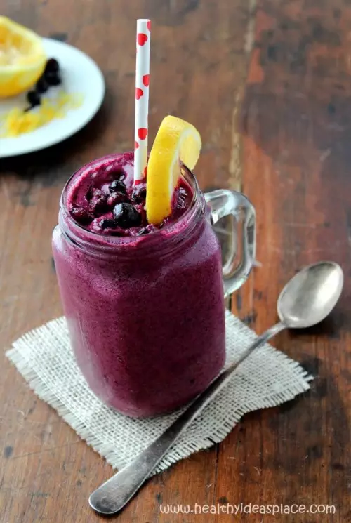 Wild Blueberry Lemonade Smoothie