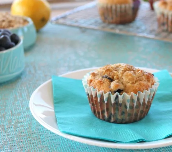 Blueberry Oat Muffins