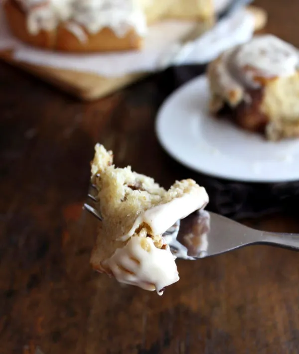 These Christmas Morning Cinnamon Rolls are dairy-free, tender, and filled with the warm spice of cinnamon - perfect for Christmas morning.