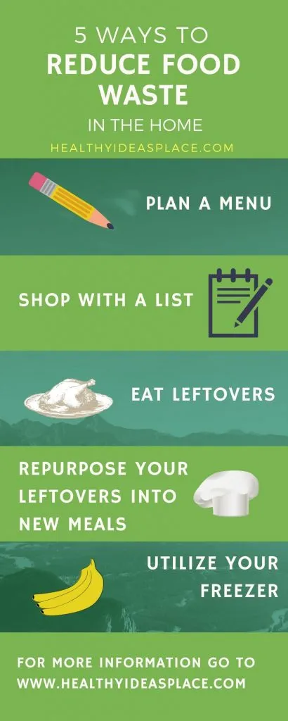 5 Ways to Reduce Food Waste in the Home - Americans throw out lots of food each year. But there are things you can do in your home to help reduce food waste. Here are five ideas to get you started.
