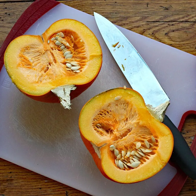 It’s easy to roast pumpkin for pumpkin puree! The flavor is unbeatable for all your favorite pumpkin recipes that call for pumpkin puree.