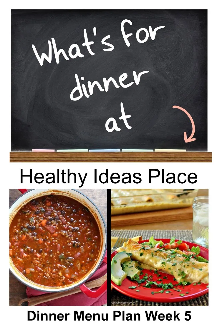 Having a written guideline is key to a successful menu plan. But be flexible enough to change and adjust it when needed. Here's our plan for the week.