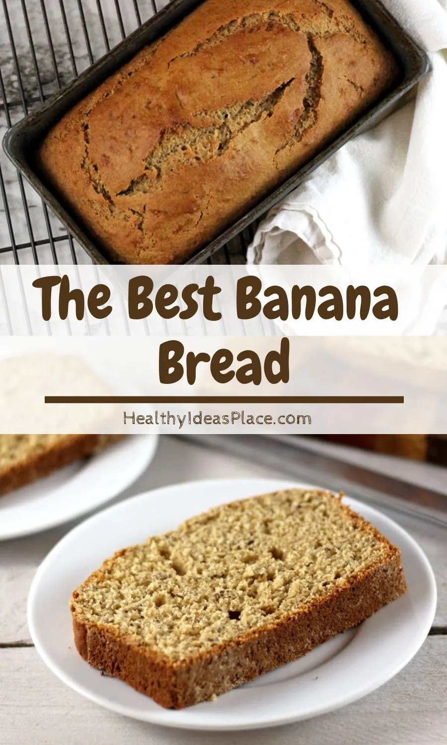 Look no further for the best banana bread recipe! It's flavorful and moist, but made with a little less sugar and more whole-grains, like whole wheat pastry flour.
