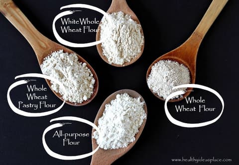 How to Substitute Whole Wheat Flour for All-Purpose Flour - Healthy