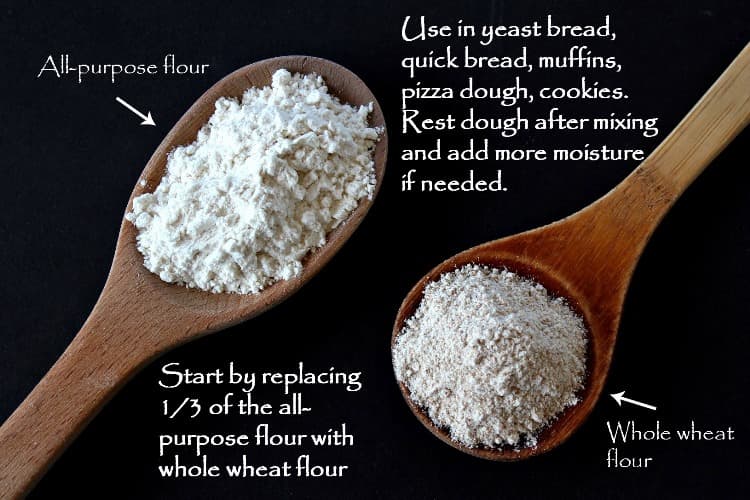 How to Substitute Whole Wheat Flour for All-Purpose Flour - Healthy